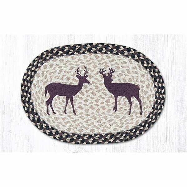 Capitol Importing Co 13 x 19 in. Bucks Printed Oval Printed Placemat 48-518B